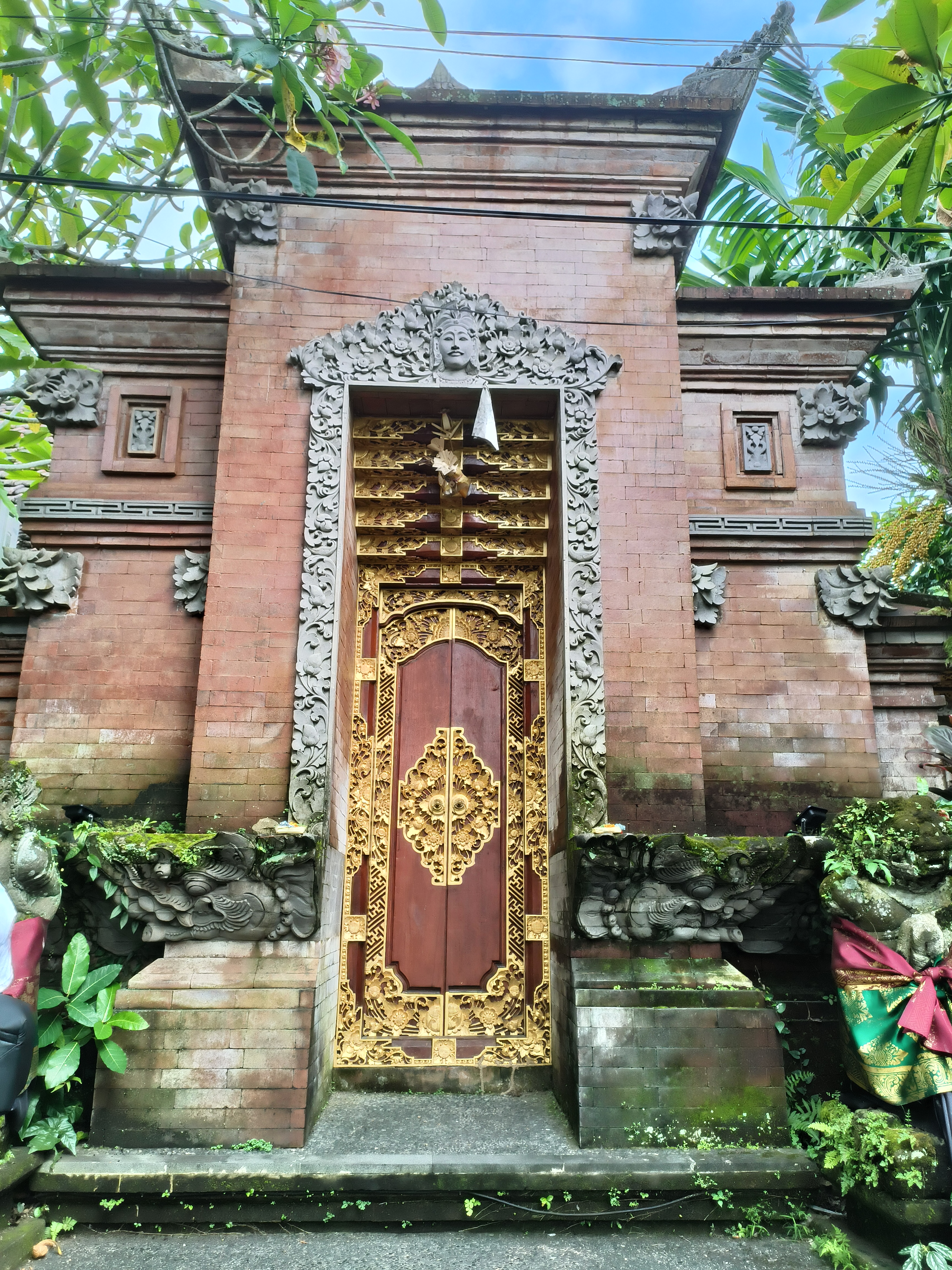 乌布王宫周围的街道